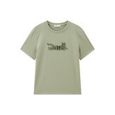 Women's Cartoon Sequin Embroidered T-Shirt